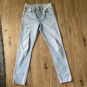 Womens Vintage Levi 501 White Oak Cone